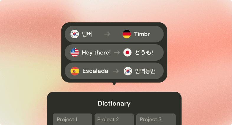 Dictionary & KNP Management