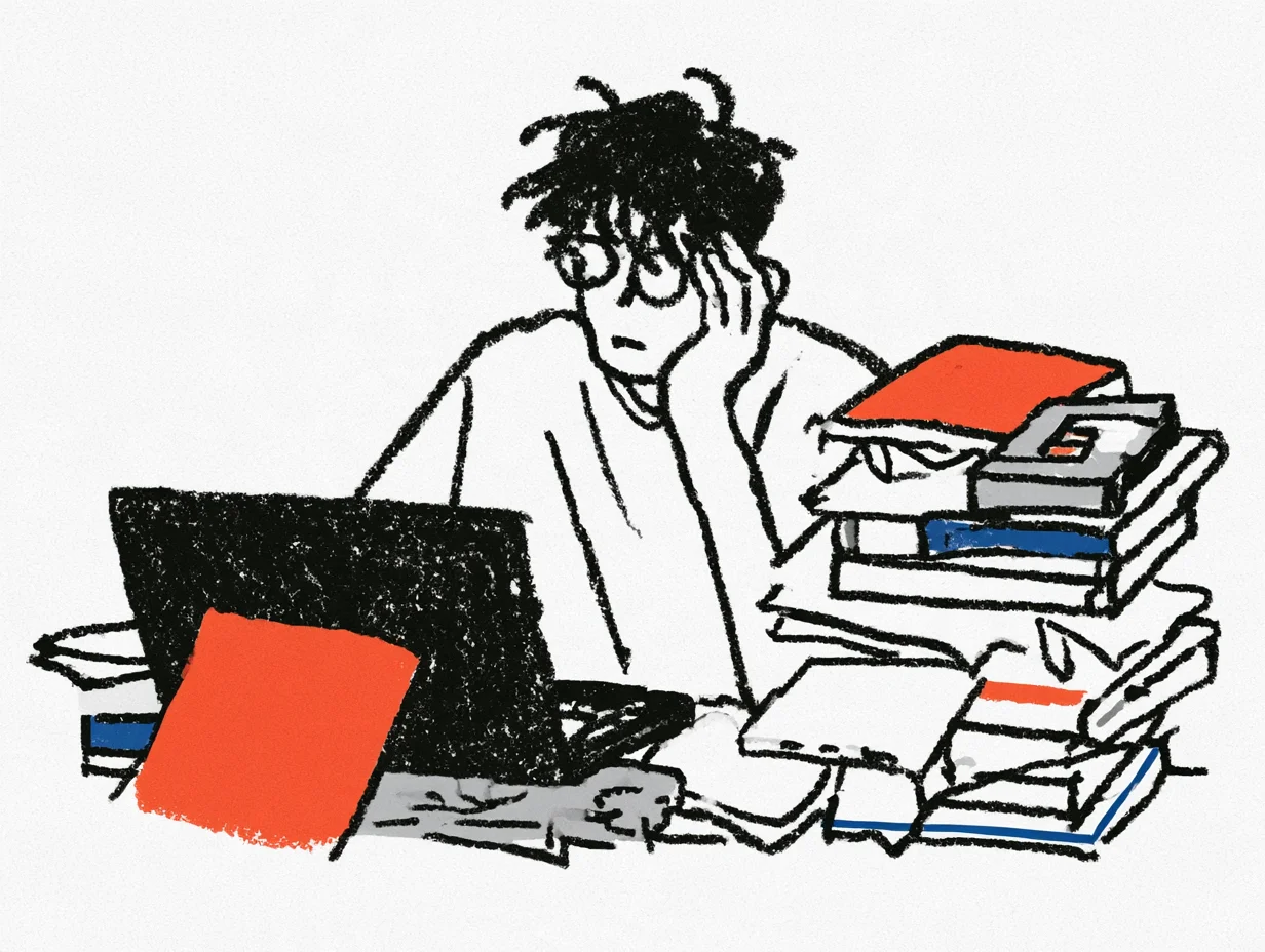 work overload, heavy workload, workplace stress, employee burnout, document management, desk research, digital workflow, workflow automation, work efficiency, productivity improvement