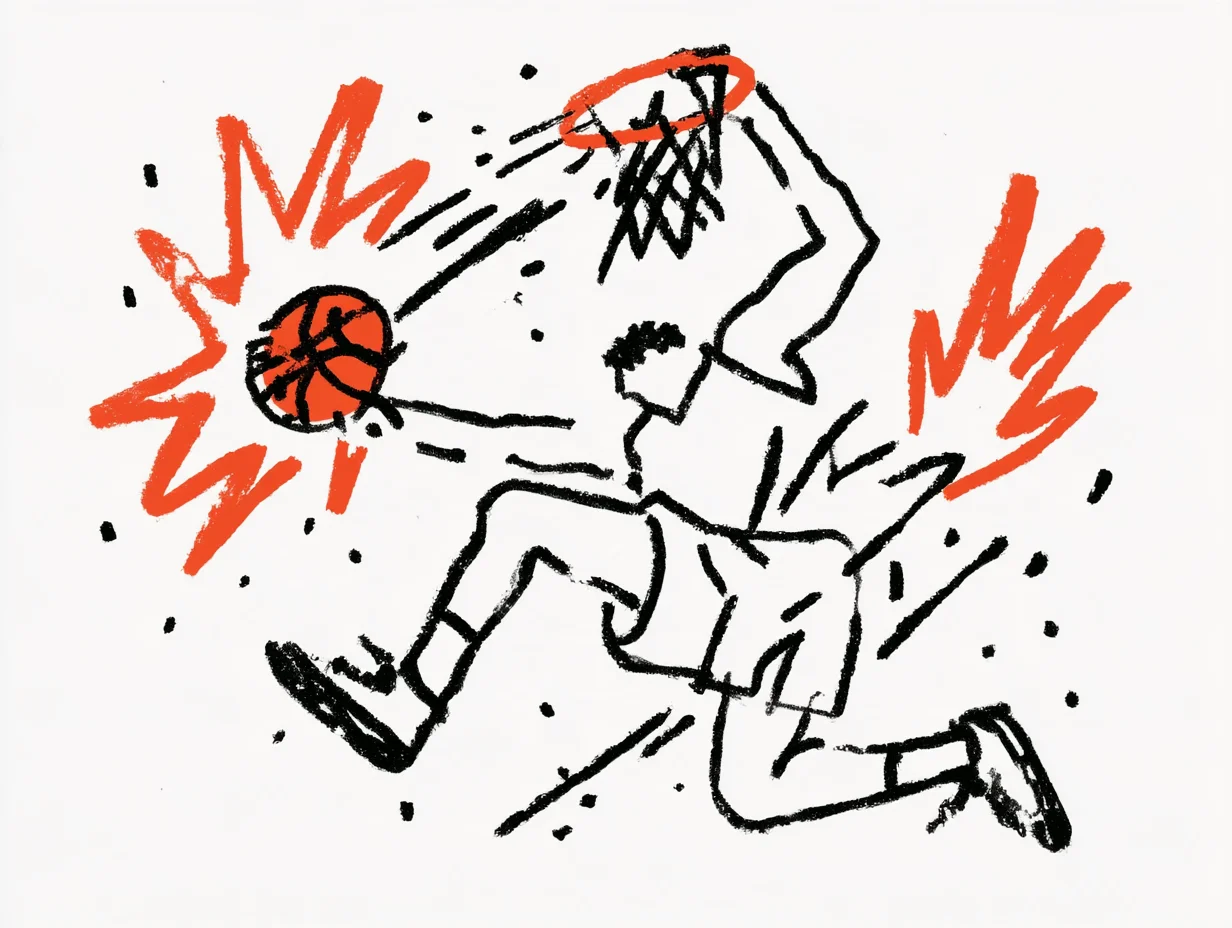 Like a powerful slam dunk that electrifies fans around the world, this visual represents technology that maximizes viewer experience, increases subscription value, and strengthens the competitiveness of streaming platforms.