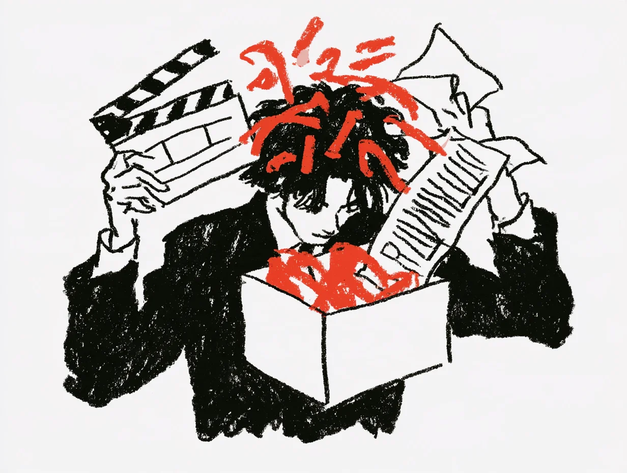 Illustration of the conference translation preparation process, overcoming limitations in specialized term interpretation by training the AI translator's custom dictionary with broadcasting jargon and scripts for K-content exports.